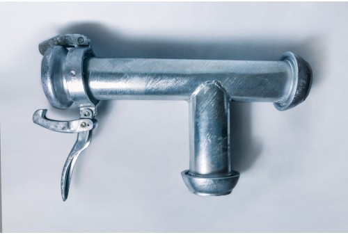 2" (50) T-stuk met M en V-deel aftakking 2" (50) V-deel type Perrot gegalvaniseerd